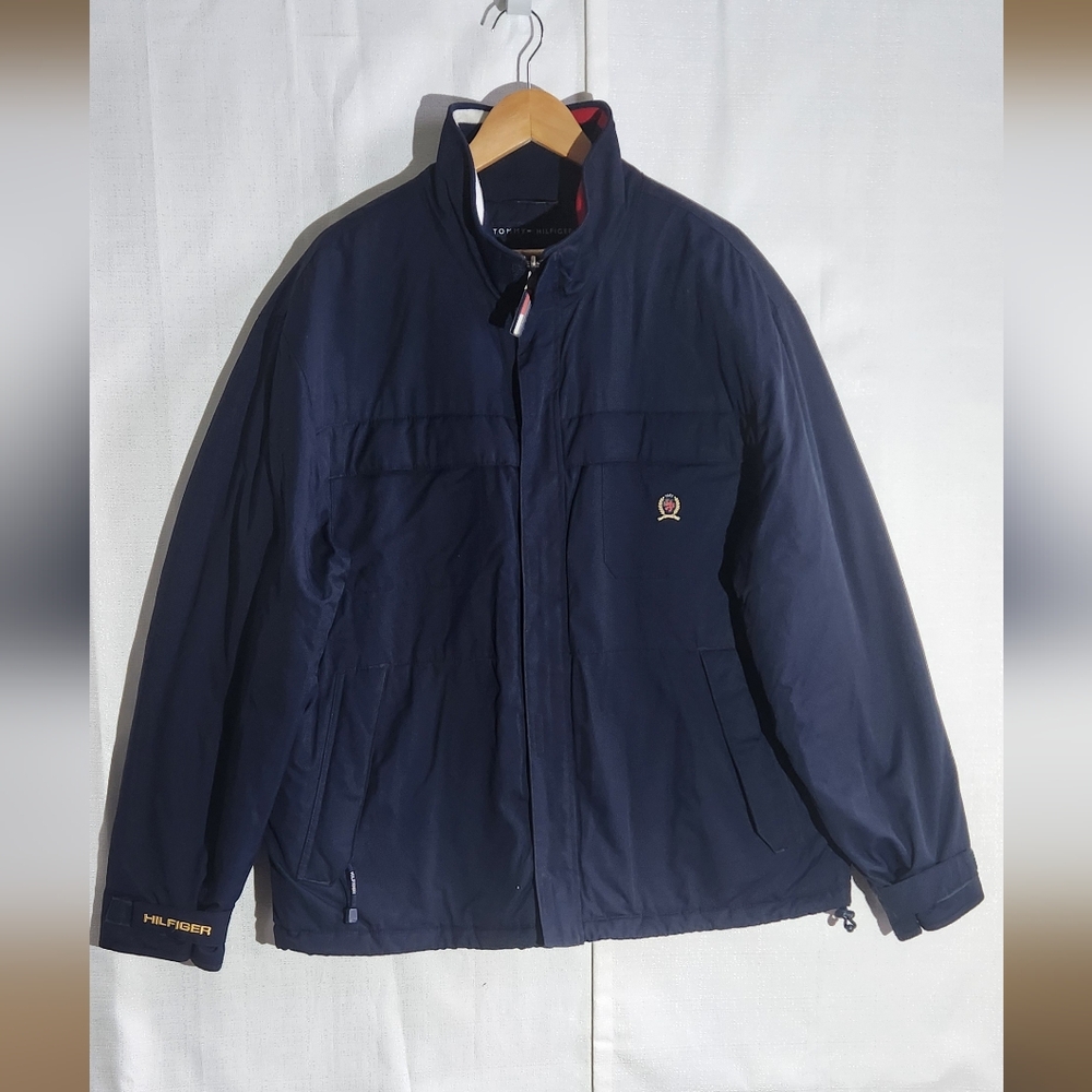 Tommy Hilfiger Navy Jacket. Size: XXL/XXG